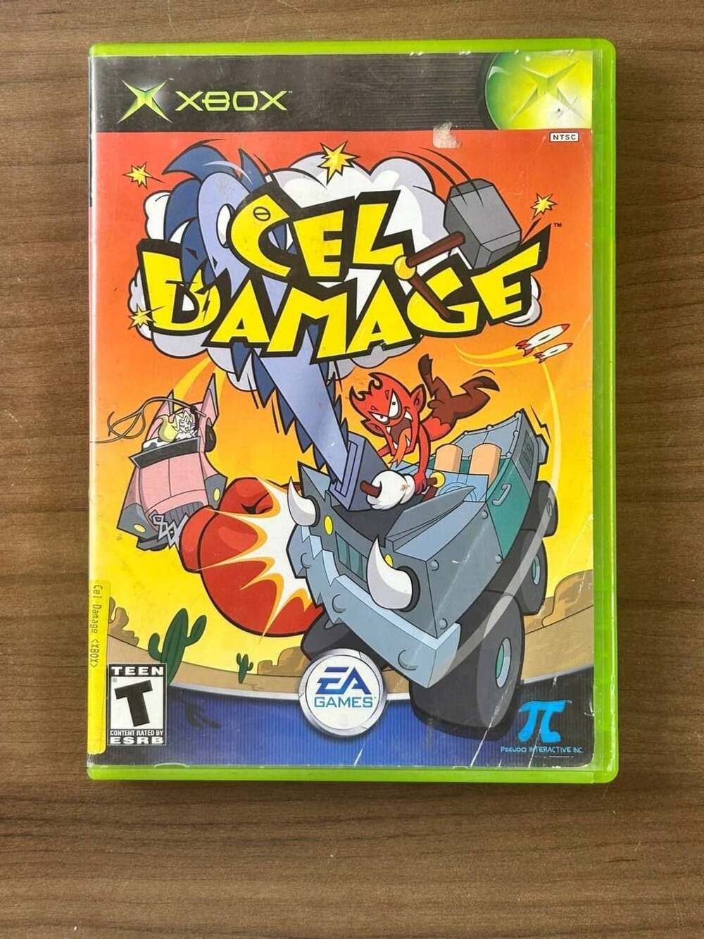 Cel Damage Original Xbox 2001 EA Games Case & Disc No Manual